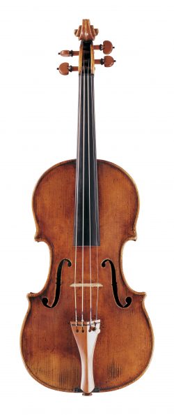 Front of a violin by Giovanni Battista Guadagnini, Milan, 1757