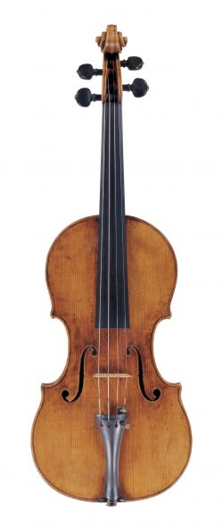 Front of a violin by Giovanni Grancino, Milan, circa 1695