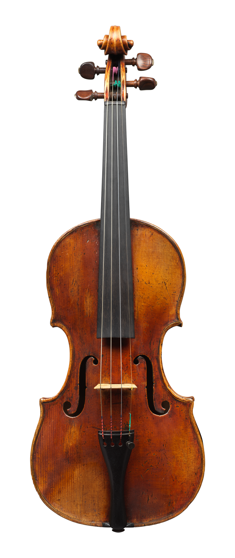 Front of a violin by Mathias Albani, circa 1710. Albani was an inspiration for makers in his region for generations to come and the sound of this violin is colourful and powerful yet very versatile.