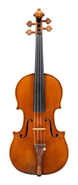 Front of a violin by Jean Baptiste Vuillaume, Paris, 1848