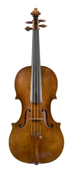Front of a violin by Francesco Rugeri, Cremona, c1690