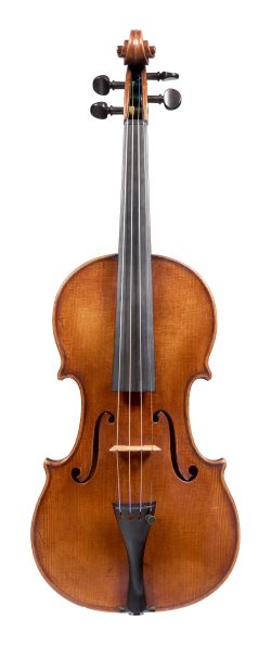 Front of a violin by Bernhard Simon Fendt I, London, c1800