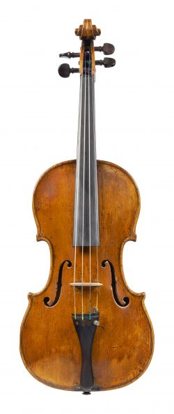 Front of a violin by Johannes Theodorus Cuypers, The Hague, circa 1780