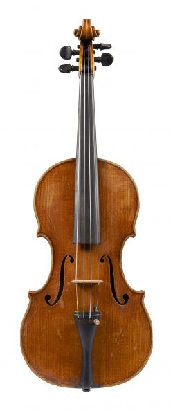 Front of a violin by Karel Vavra, Prague, 1940