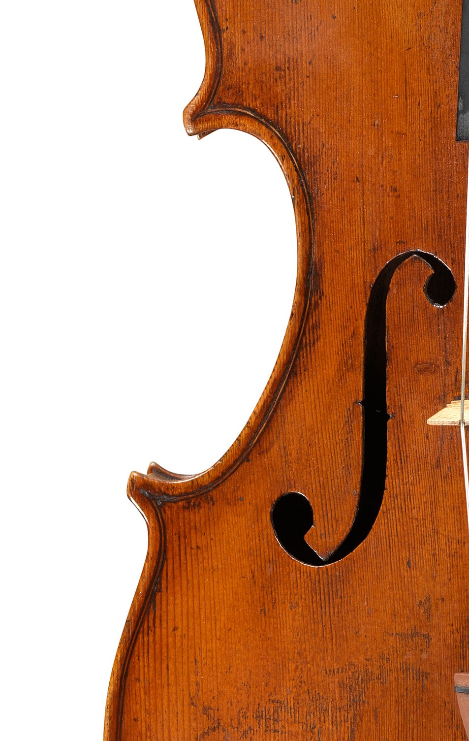 front of a viola by Giuseppe Dall'Aglio, Mantua, c1830