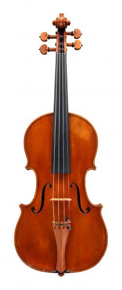 front of a violin by Annibale Fagnola, Turin, 1925