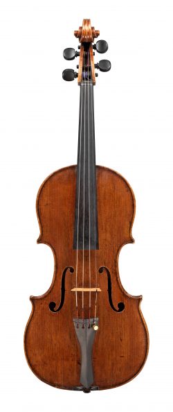 front of a violin by Antonio & Girolamo Amati, Cremona, c1620, Ex-Wittgenstein