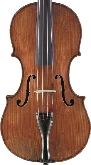 Front of a violin by Antonio Zanotti, Mantua, circa 1720