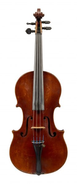 Front of a violin by Benjamin Banks, Salisbury, 1781