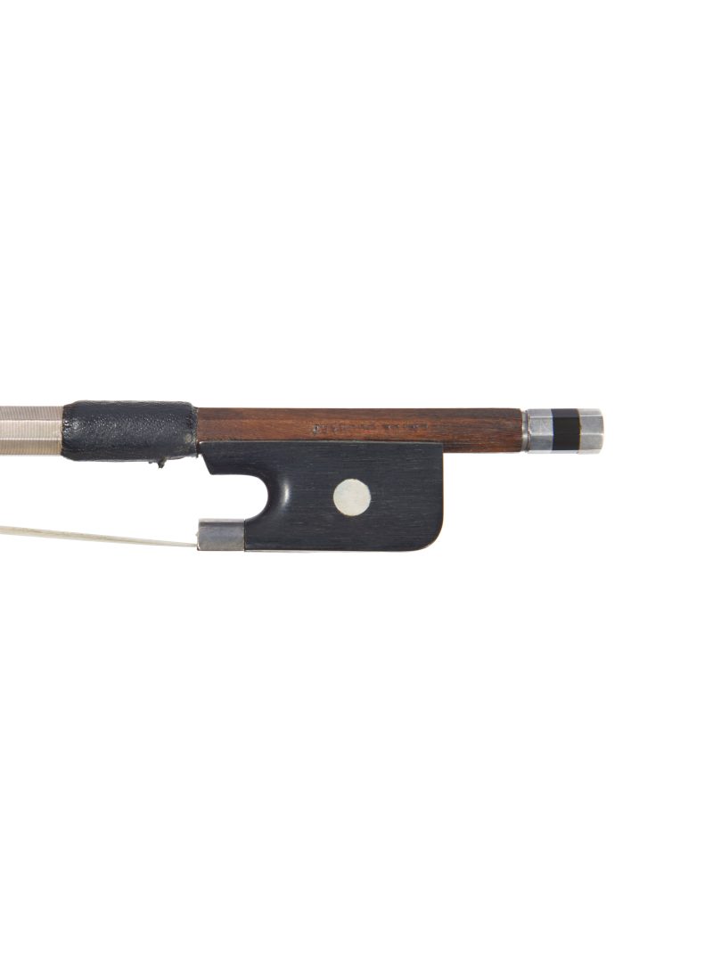 Frog of A silver-mounted viola bow by Émile François Ouchard, circa 1930