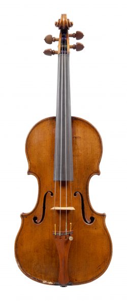 Front of a violin by Gennaro Gagliano, Naples, 1765