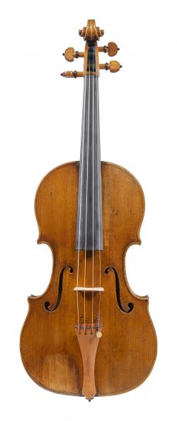 Front of a violin by Gennaro Gagliano, Naples, circa 1760