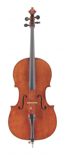 Front of a violin by Giovanni Battista Guadagnini, Cremona, 1758