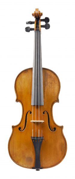 Front of a violin by Giuseppe Pedrazzini, Milan, circa 1910