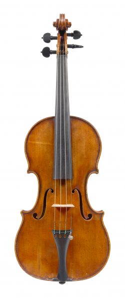 Front of a violin by Giuseppe Pedrazzini, Milan, 1928