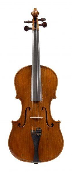Front of a violin by Giuseppe Tarasconi, Milan, 1900
