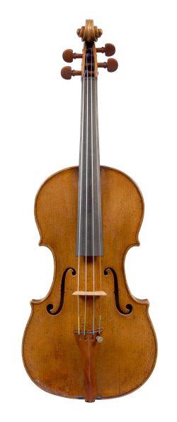 Front of a violin by Lorenzo and Tomasso Carcassi, Florence, 1781