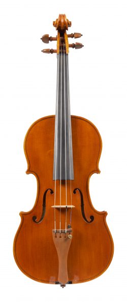 Front of a violin by Sesto Rocchi, San Polo d'Enza, 1979