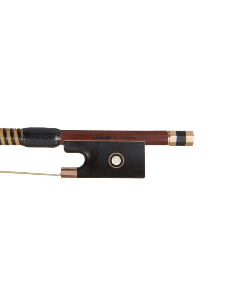 Frog of a gold-mounted violin bow by William Charles Retford, circa 1960