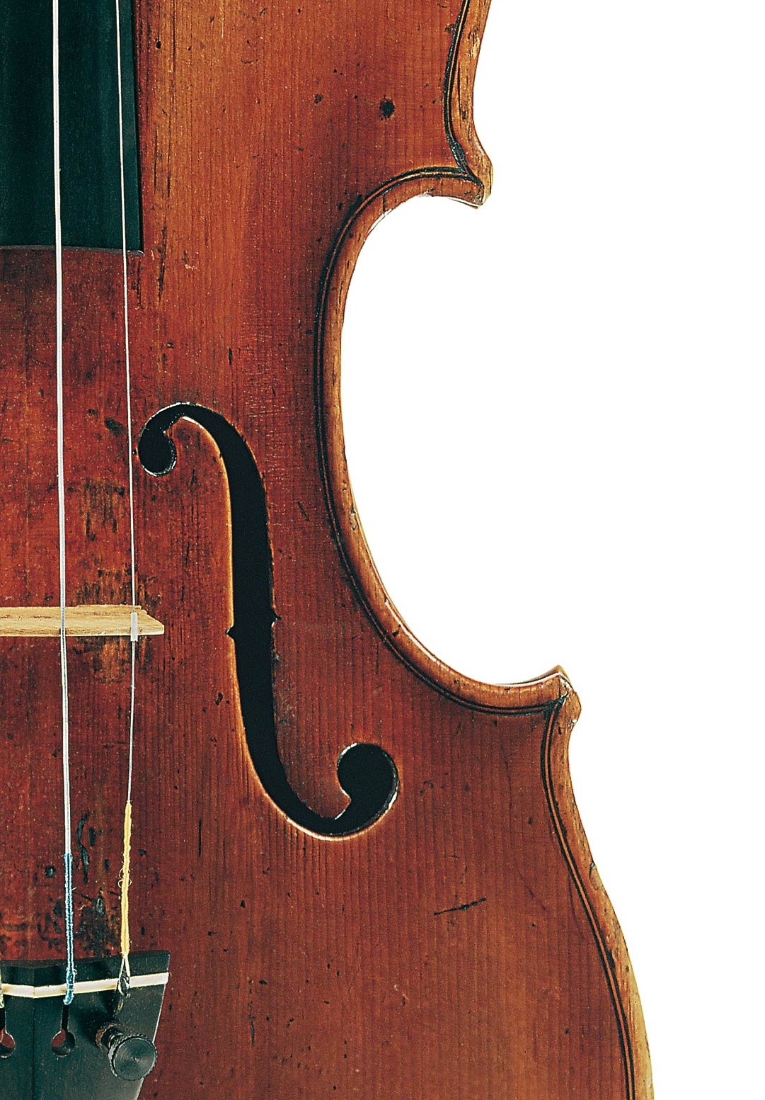 Front of the ex-Bloomfield violin by Domenico Montagnana, Venice, 1731