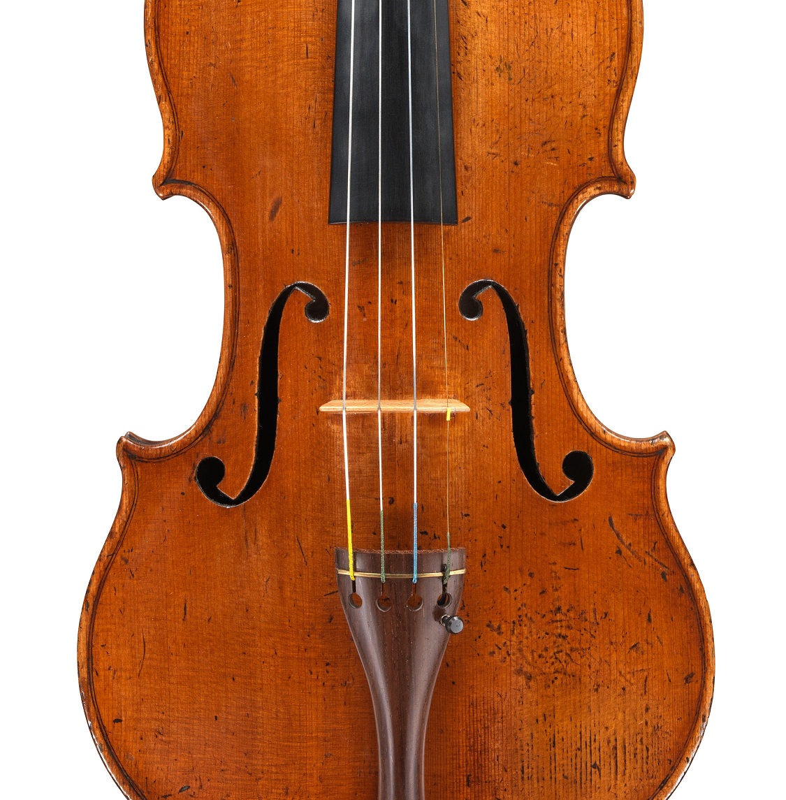 Front of a violin by Nicolo Gagliano, Naples, 1758