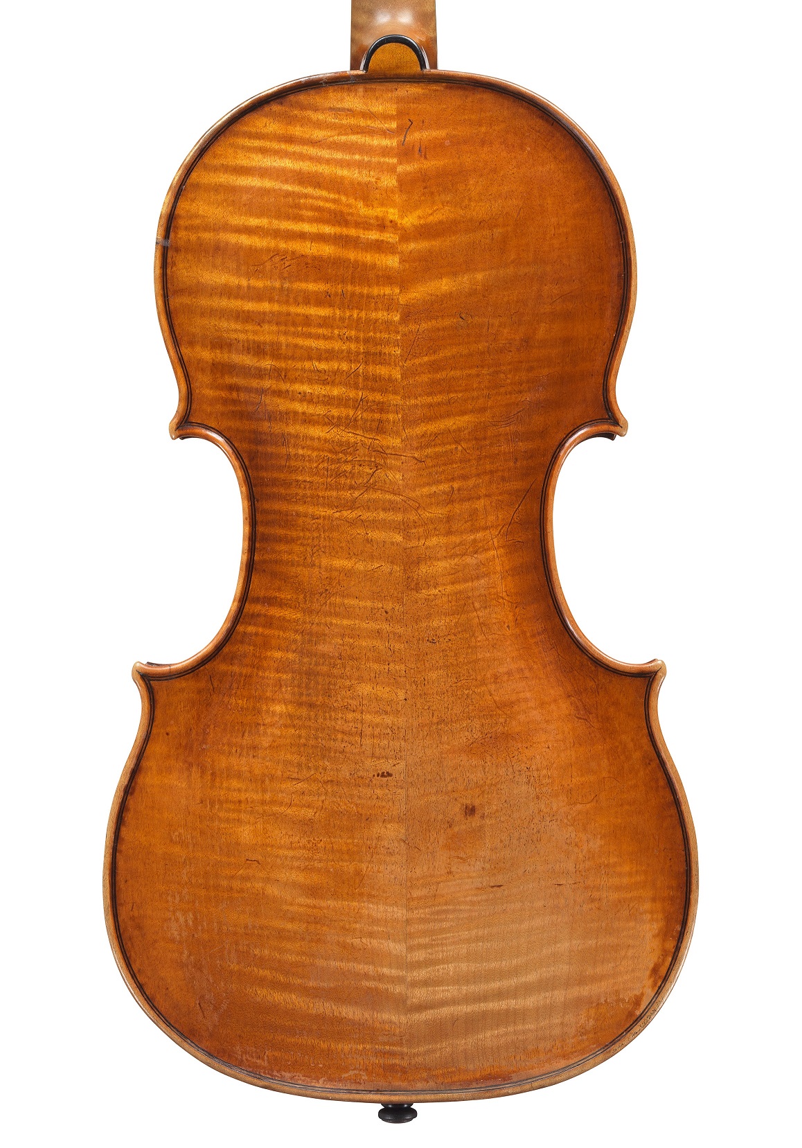 Back of 'The King' violin by Jacob Stainer, 1659