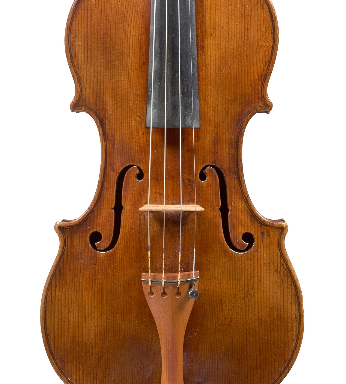 Front of a violin by David Tecchler, circa 1720