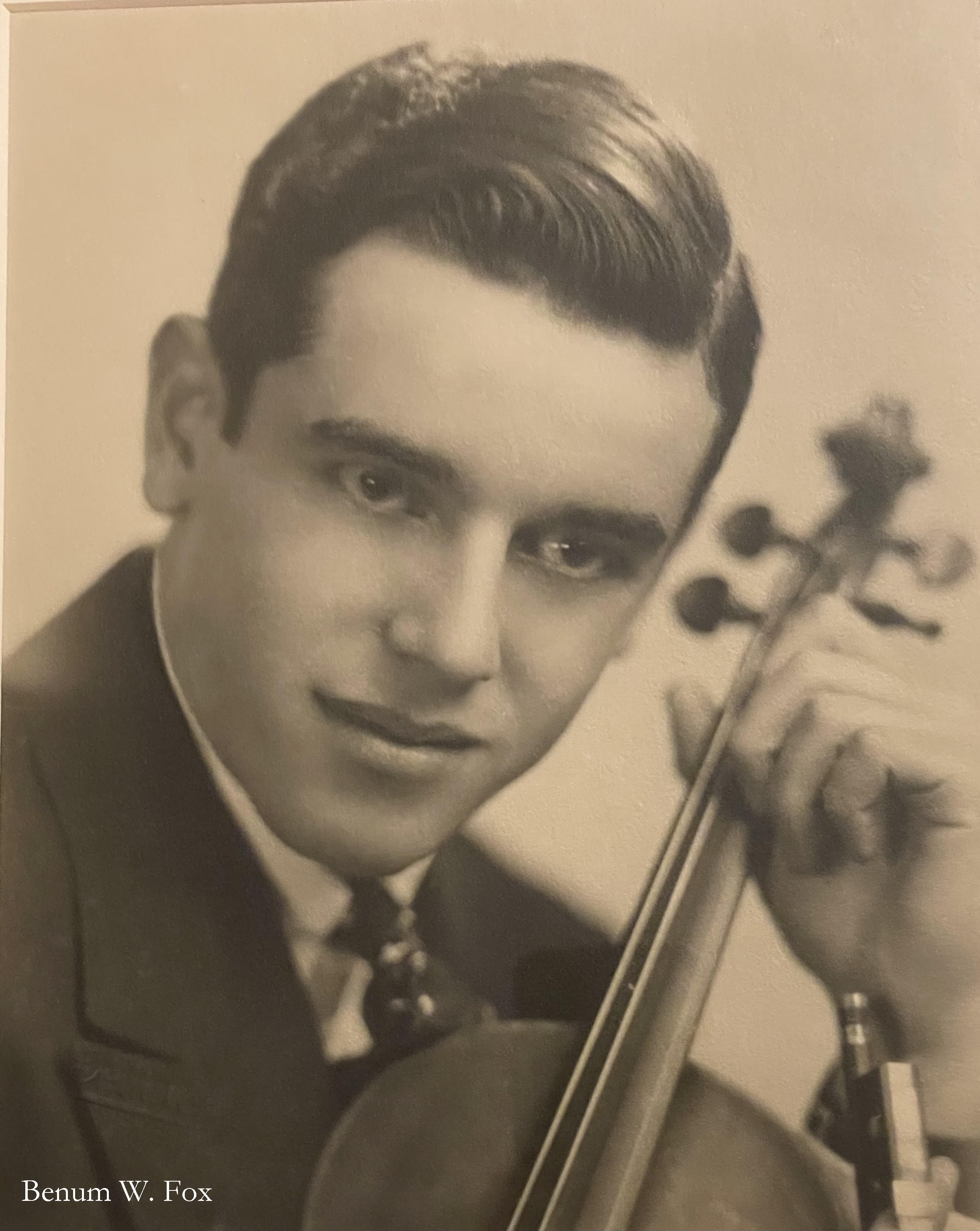 Benum Fox who once owned a Guadagnini violin sold at Ingles & Hayday, London