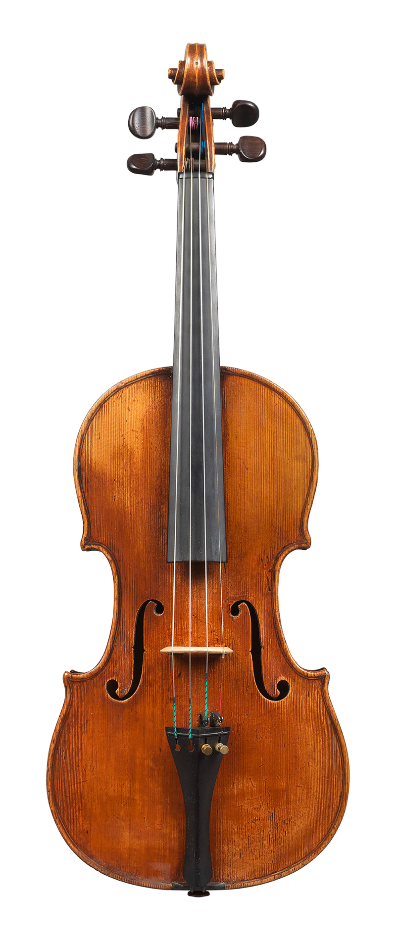 front of a violin by Giuseppe Baldantoni, Ancona, circa 1845