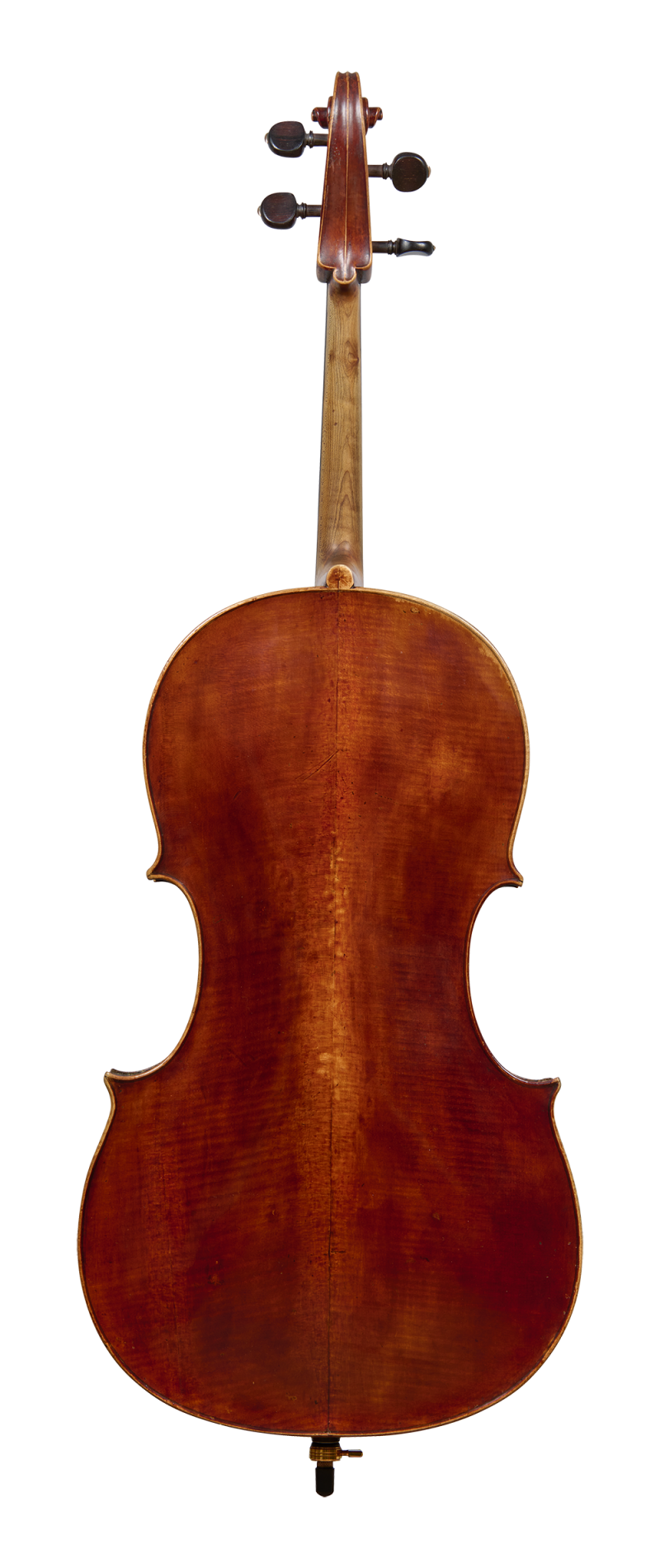 back of a cello by William Forster, London, 1775