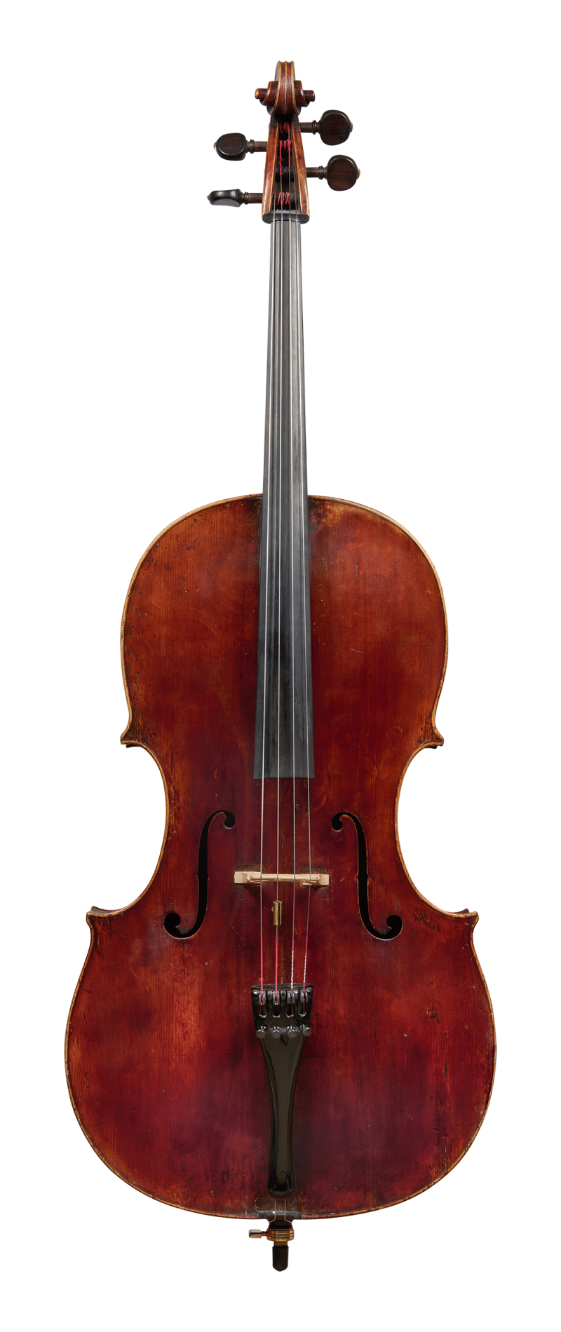 front of a cello by William Forster, London, 1775