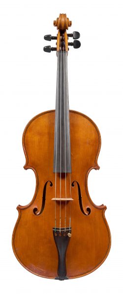 Front of a viola by Dario Vettori, 1948