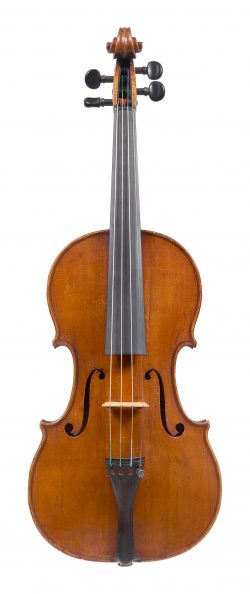Front of a violin by Richard Tobin, circa 1825