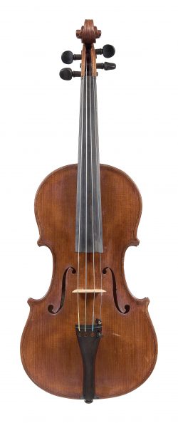 Front of a violin by Rodolfo Fredi, 1944