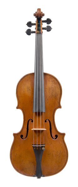 Front of a violin by Gennaro Gagliano, circa 1770