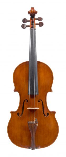 Front of a violin by Giacomo & Leandro Bisiach, c1960
