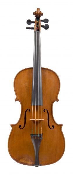 Front of a viola by Johannes Theodorus Cuypers, 1787