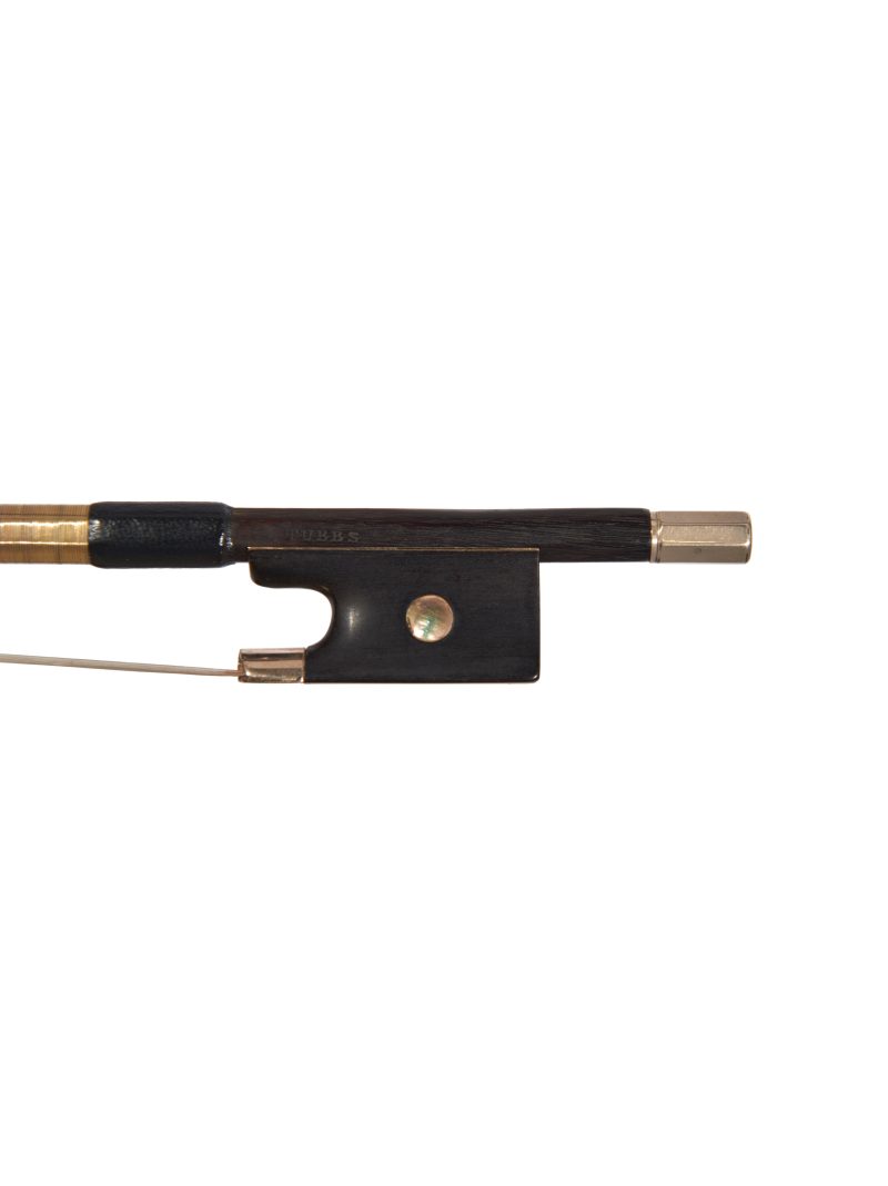 Frog of A gold-mounted violin bow by James Tubbs, circa 1890