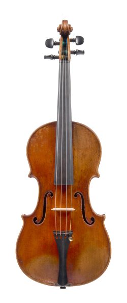 Front of a violin by John Frederick Lott II, c1860