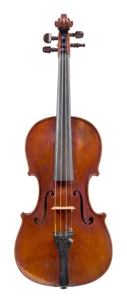 Front of a violin by Max Möckel, 1925