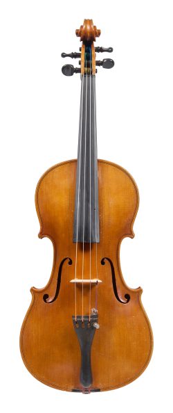 Front of a violin by Oswald Möckel, 1901