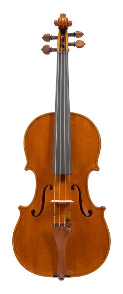 Front of a violin by Sesto Rocchi, 1973
