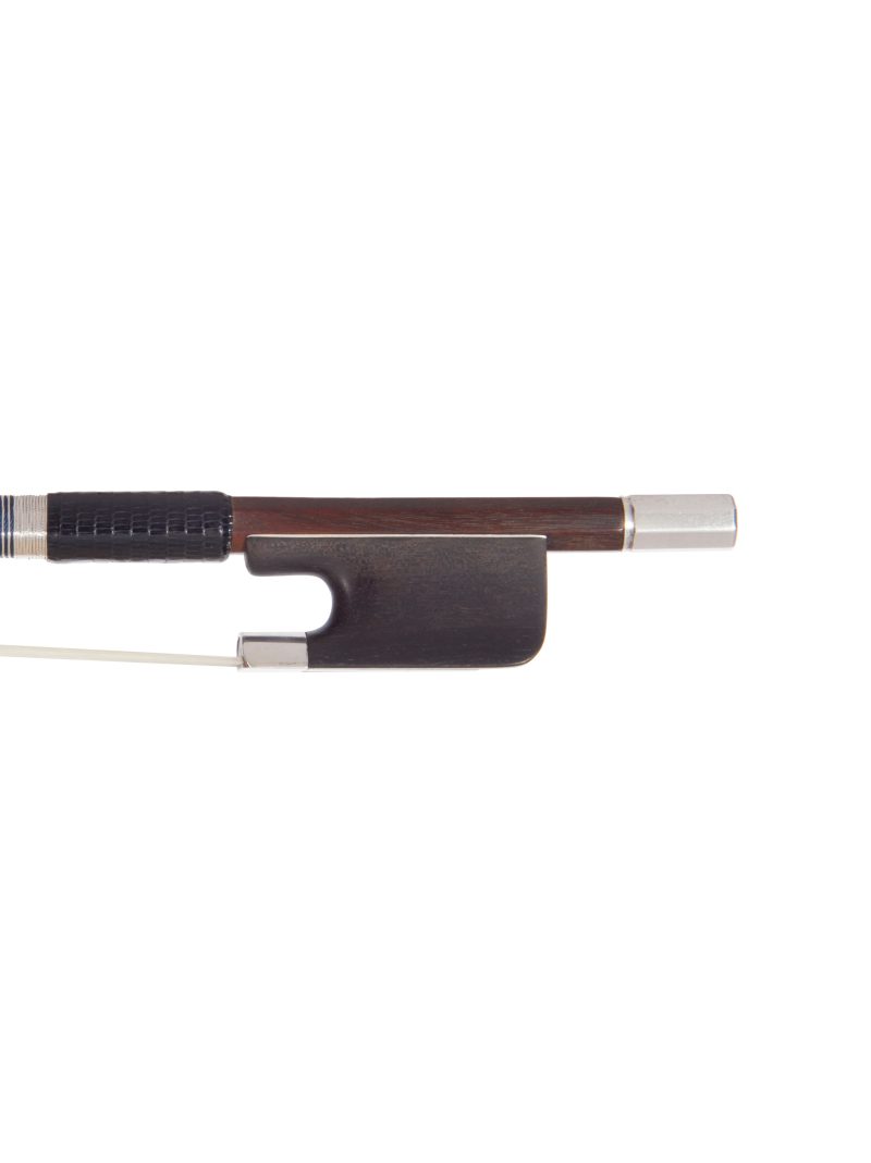 Frog of a silver-mounted violin bow by Victor Thomassin, circa 1910