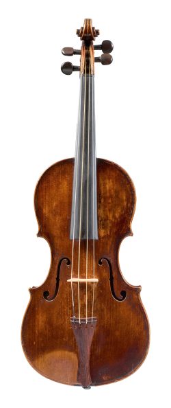 Front of a violin by Bartholomäus Karner II, Mittenwald, c1780