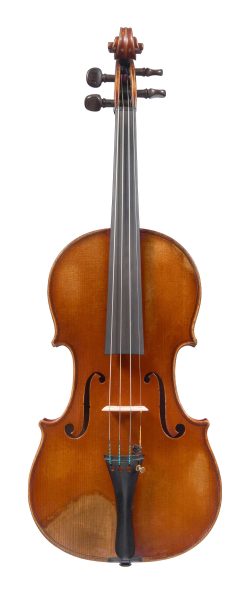 Front of a violin by Gand Frères, Paris, 1855