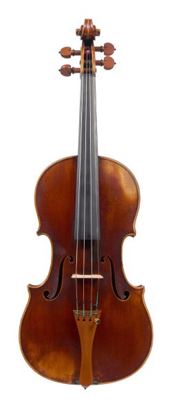 Front of a violin by Edward Withers, London, c1860