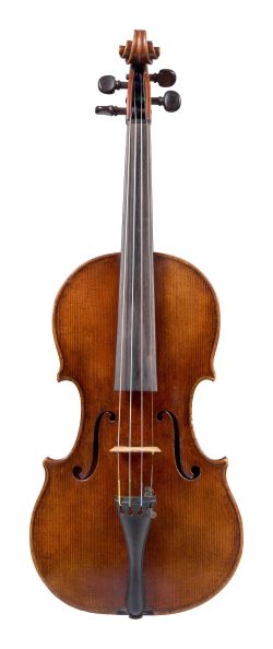 Front of a violin by John Charles Wilkinson, London, c1920