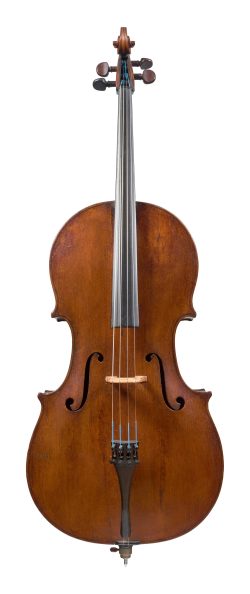 Front of a cello by Juan Guillami, Barcelona, c1740