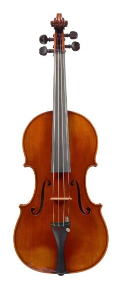 Front of a violin by Paul Blanchard, Lyon, 1912