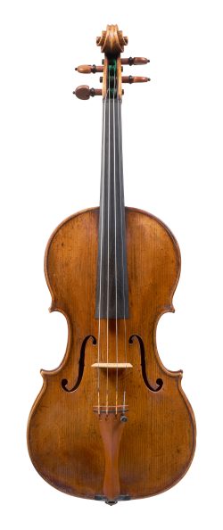 Front of a violin by Carlo Antonio Testore, Milan, c1725